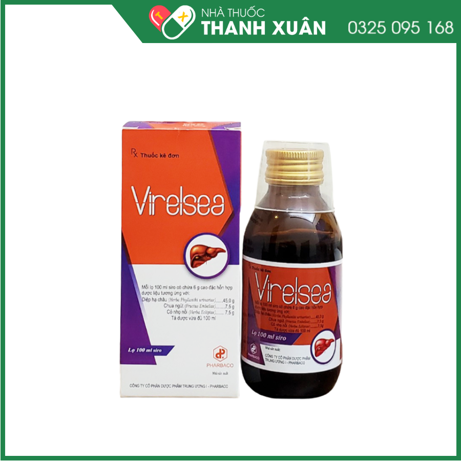 Siro Virelsea - Điều trị viêm gan cấp và mãn tính